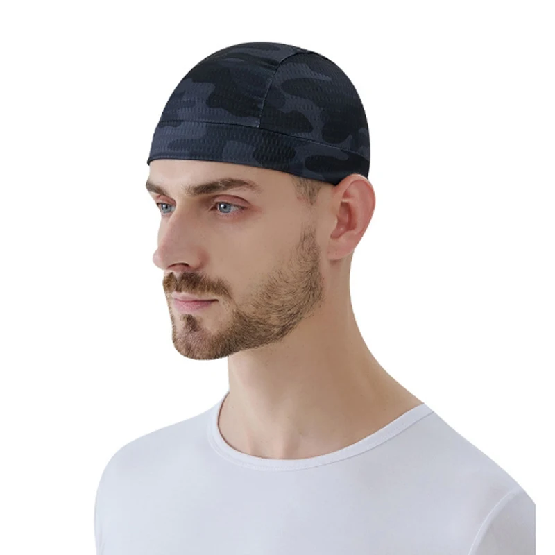 Mountain Biking Hat - オートバイアイスシルク通気性帽子速乾性小型キャップバイクヘルメットライナー帽子アウトドアスポーツサイクリング帽子
