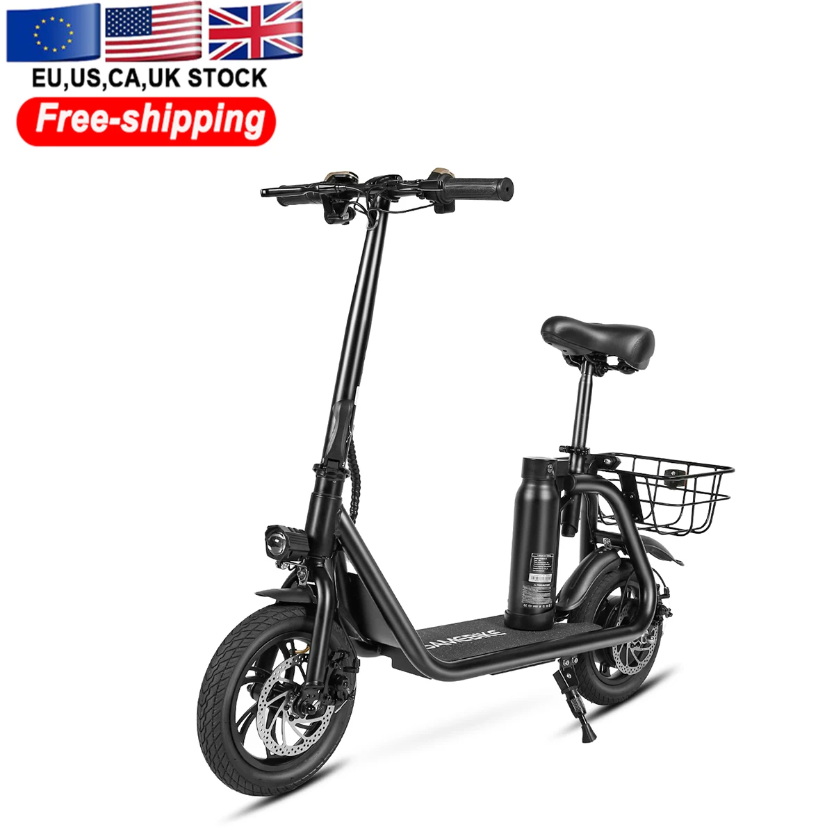 Mountain Biking In The Uk - 英国高速ドロップシッピング SM-C01 12インチ ダブルディスクブレーキ 350W 36V