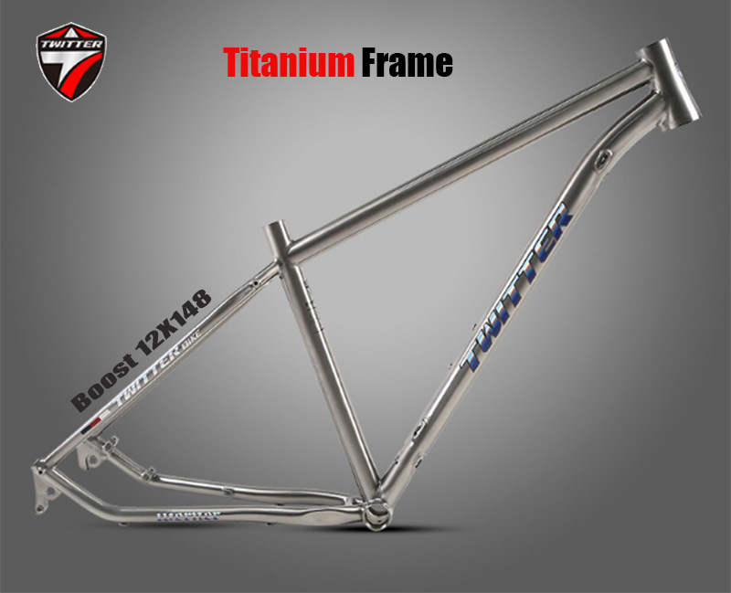 Mountain Biking In The Uk - MTBバイク用チタンフレーム、Werner、スルーアクスル、ブースト12x148mm、27.5er、29er、XC/AM自転車、インナーケーブル、最高品質、DPDによるEU・英国への発送