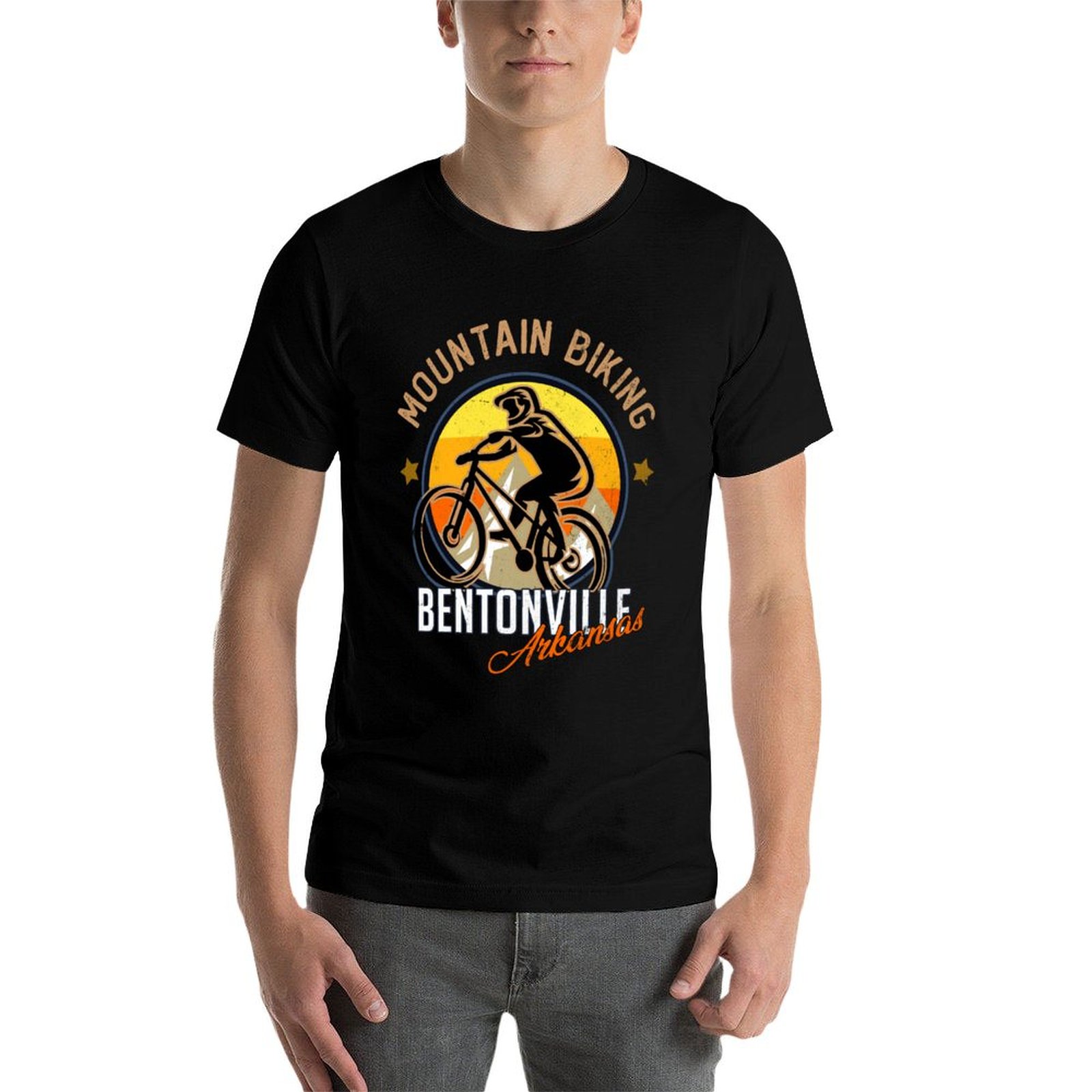 ベントンビル アーカンソー マウンテン バイキング Tシャツ - Mountain Biking Bentonville Arkansas のレビューと価格