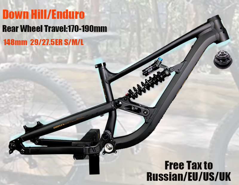 フルサスペンションフレーム エンデューロ アルミバイク ソフ - Mountain Biking In The Uk のレビューと価格