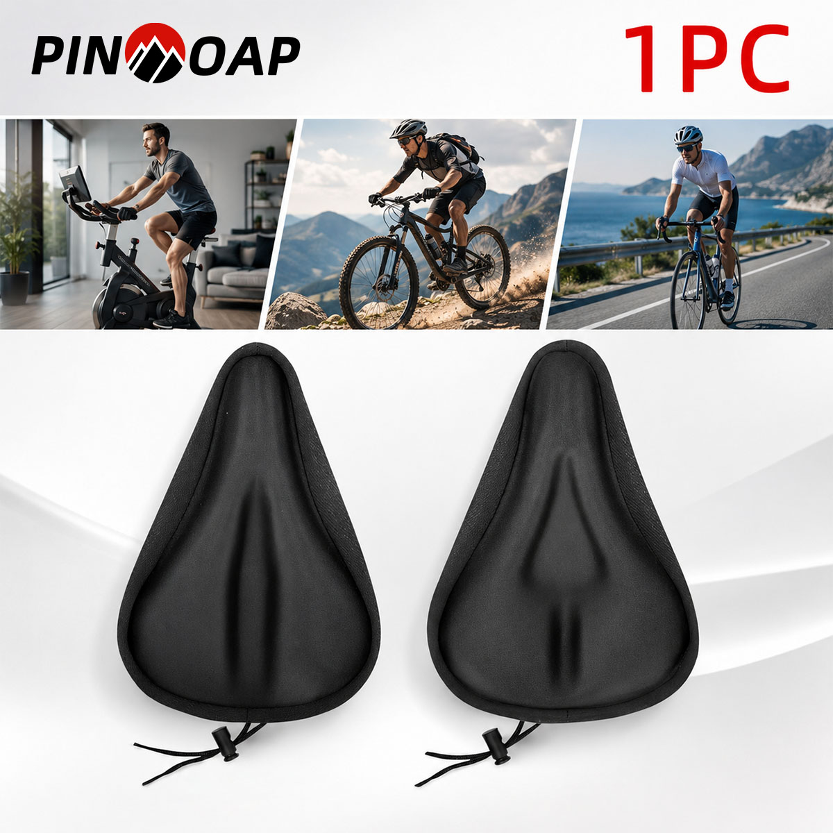 PINMOAP 2 個自転車シートカバーコンフォートパッド入 - Mountain Biking Pads のレビューと価格