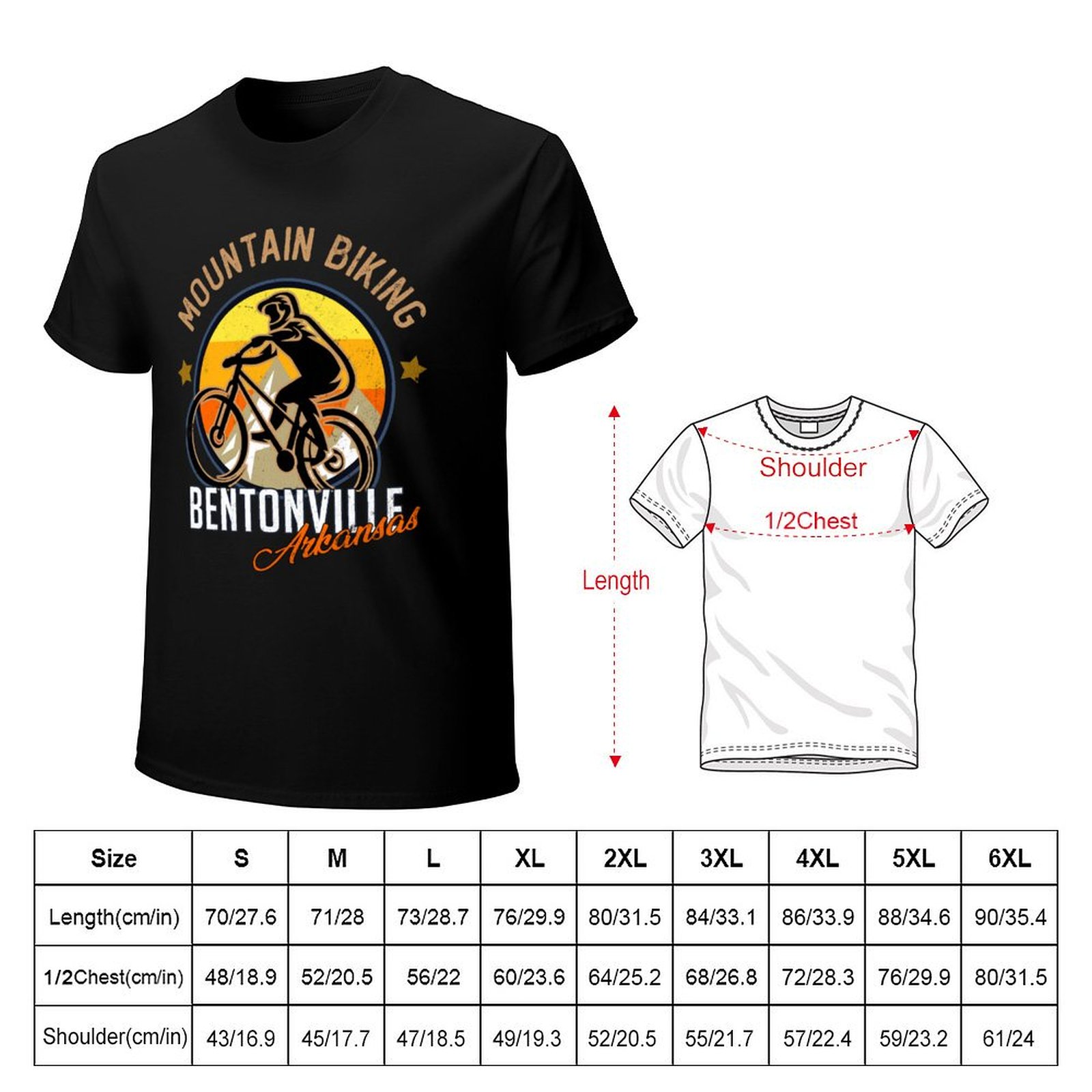 ベントンビル アーカンソー マウンテンバイク Tシャツ リラ - Mountain Biking Bentonville Arkansas のレビューと価格